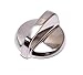 Kitchen Basics 101 5 Pack WB03T10284 Knob for General Electric GE Stove AP4346312 PS2321076 Stainless Steel Finish
