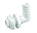 Attwood 3877-3 Polypropylene 90-Degree Thru-Hull Connector, White Finish