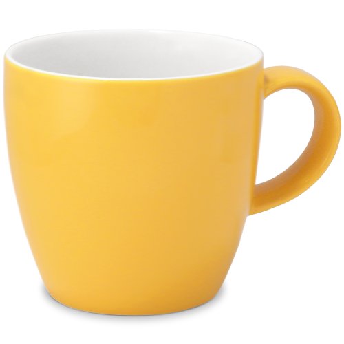 FORLIFE Uni Tea/Coffee Cup with Handle (Set of 4), 11 oz, Mandarin