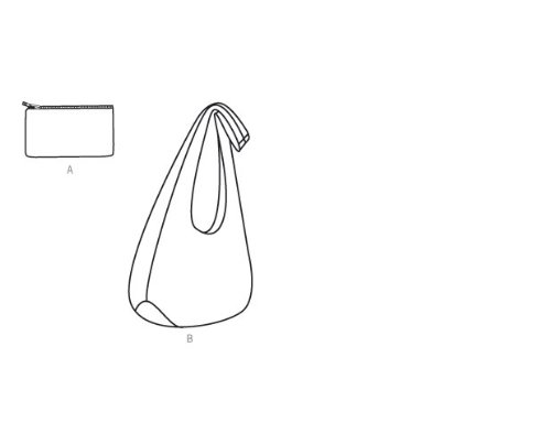 Butterick Patterns B60110A0 Cosmetic and Hobo Bags Sewing Template, Size A (One Size)