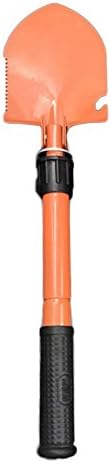 Linkin Sport Portable Folding Camping Shovel with Dibble Pick Emergency Gardening Outdoor Tools