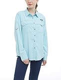 Little Donkey Andy Women’s Long Sleeve Fishing Shirt, UPF 50 UV Protection, Fast Dry