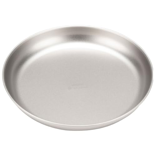 Snow Peak Titanium Trek Plate, Ultralight for Backpacking, Camping, Hiking & Everyday Use