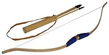 Large Arch Juguetutto- toy rope decorated with different colors, including carcag with 3 rubber tipped arrows
