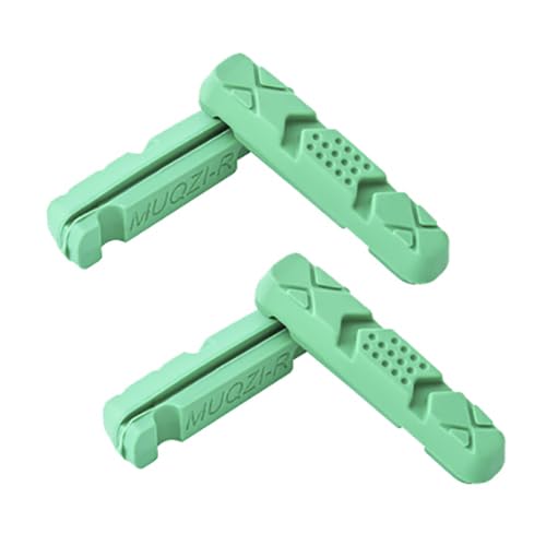 4 x replacement brake pad inserts for Fibrax BROMPTON bikes GREEN