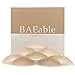 BAEable Women's 4 Pairs Premium Silicone Adhesive Nipple Covers, Light Mocha Color