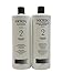 Nioxin System 2 Cleanser and Scalp Therapy Conditioner, 33.8 Ounce