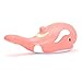 Kiibru Squishy, SLOW RISE and SCENTED Jumbo WHALE with Bonus Random Squishy! (Dolly (Peach))