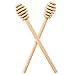 Colibyou 2 Pack Wooden Honey Dipper Drizzler Stirring Stick Spoon