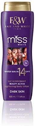 miss white body lotion for dark skin