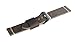 SWISS REIMAGINED Full Grain Italian Leather Watch Band with Satin Finished Stainless Steel Buckle