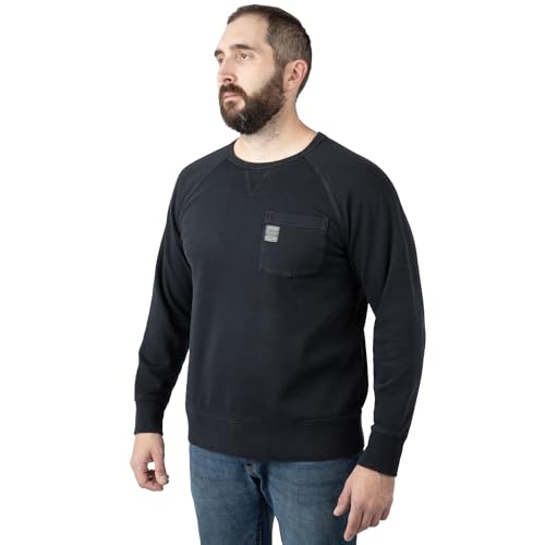 Field & Stream Men's Holloa French Terry Crew, Vintage Red, XX-Large