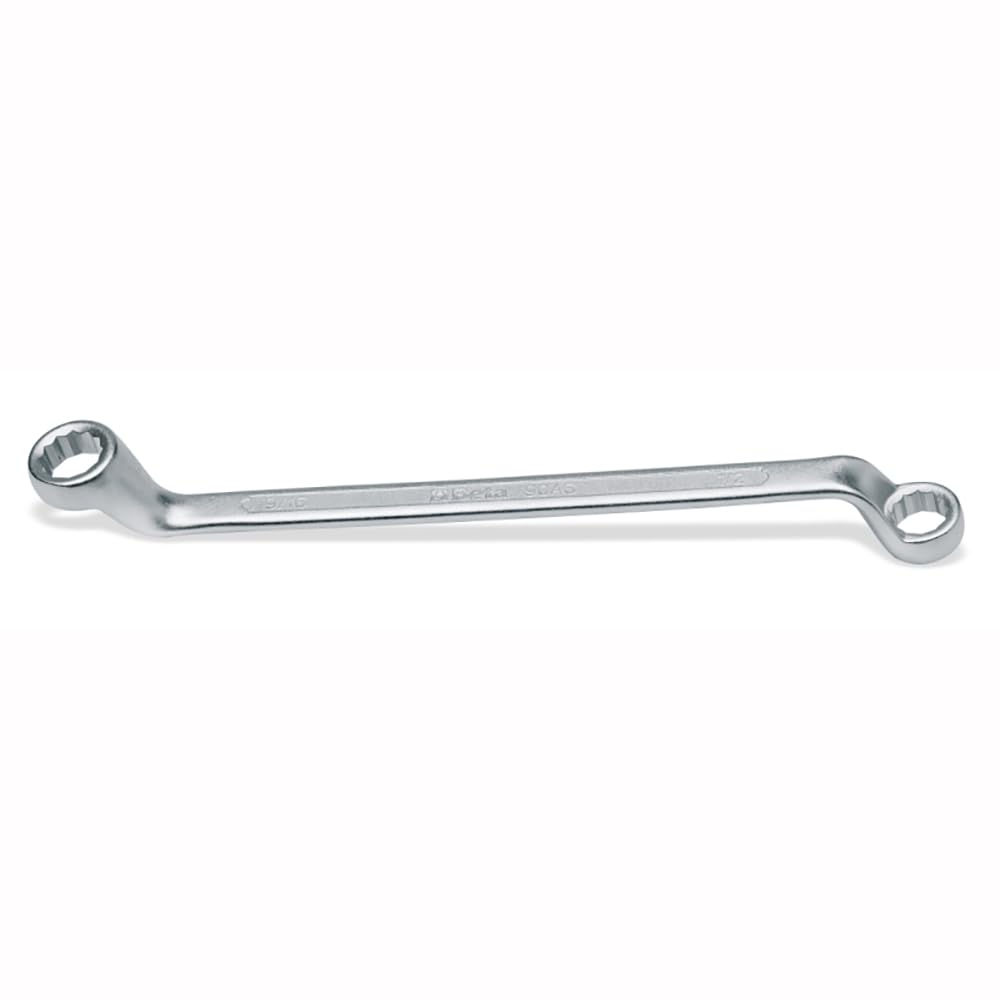 Beta 90AS 5/16" x 3/8" Double End Deep Offset Box End Wrench, Chrome Plated