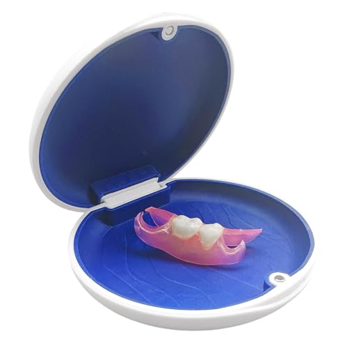 Custom Partial Denture for Dental Spaces - Removable Provisional Denture for Men & Women, Dentures with Perfect Fit Easy to Use for a Perfect Smile (2 Teeth)