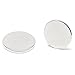8Pcs Neodymium Disc Magnets, Strong Rare Earth Magnets With 8Pcs Adhesive Backing, Used to Metallic and Non-metallic Surface, 1.26”D X 0.08”H