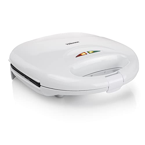 Sandwichmaker SA-3050, Kontaktgrill mit 0,7m Kabellänge, 750 Watt, 22x13cm Grillfläche, antihaftbeschichtet, mit Kontrollleuchte