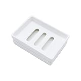 Ceramic Soap Dish Bar Soap Holder Double Layer Soap