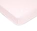 Sugar & Spice – 2 Pack Fitted 100% Jersey Cotton Crib or Toddler Sheet Set, for Baby Girls Pink and White, Hearts and Stars