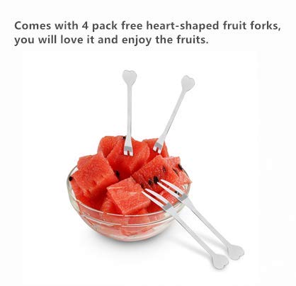 image for YOMERTO Original Watermelon Slicer Stainless Steel Watermelon Windmill