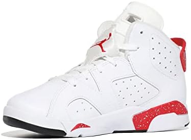 Amazon.com: Jordan 6 Retro Rojo Oreo Blanco/Rojo Universitario