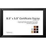 The Simple Things Certificate Wood Frame, Black