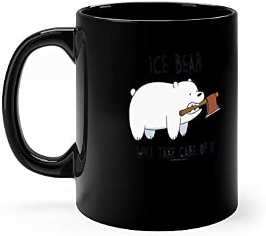 Ice Bear Take Care Of It 11 Oz Coffee Mugs With Easy-Grip Handle, Suitable For Hot And Cold Drinks. Can Be Used For Home And Office. 11 Oz Ceramic