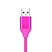 GBSELL For Samsung Galaxy S8 / S8+ Plus Type C USB-C Sync Charger Charging Power Cable (Hot Pink)