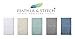 Feather & Stitch 500 TC Queen Size Damask Bed Sheet Set, 100% Soft Cotton Breathable Bedsheets, 18