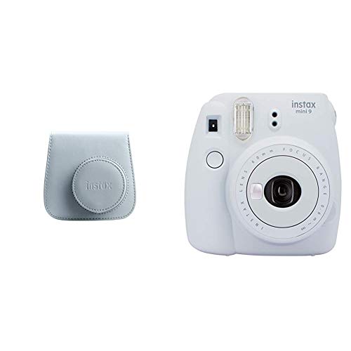 Instax Mini 90 Étui en cuir PU avec sangle & Fujifilm - Instax Mini 9 - smoky white - appareil seul