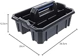 BGS 70220 Reinforced Plastic Tool Carrying Case - Open Compartments, view 6