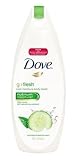 Dove go fresh Cool Moisture Body Wash, Pump, Cucumber & Green Tea, 34 fl oz