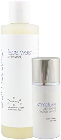 Facial Brightening Kit: Amino Acid Face Wash + Collagen Peptide Brightening Serum