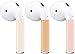 AirPods Skin (3 in 1 AirPod Skins) for AirPods 2 & 1 (Gold Pink Beige) Protective Wraps Stickers to Cover Air Pods - Compatible Sticker Wrap Decal with Apple Air Pod Accessories