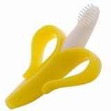 New Baby Bendable Banana Soft Safe Teething Toothbrush For Infants Toddlers Dishwasher and Freezer Safe