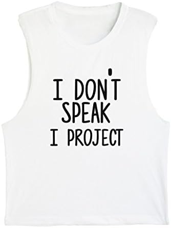 BIKERTANK MUSCLE TEE UNISEX - I Don'T Speak I Project