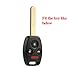 UTSAUTO Rubber Key Fob Cover Keyless Entry Shell Case Fob Rubber Key Skin Cover Fit For Honda Accord Civic CR-V 3+1 Buttons