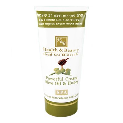 Health & Beauty Dead Sea Minerals - Powerful Cream Olive Oil & Honey 180ml