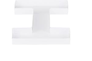 8" Small Fillable Cardboard Letter Shaped Paper Mache Cutouts Candy Tray Food Container