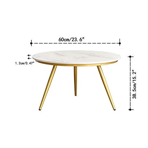 EKR-Marble-Coffee-Table-Gold-Modern-Accent-Table-Round-Nesting-Table-Contemporary-Desk-Living-Room-Home-Decor-O-236-inchesHeight-152-inches-Small-Size