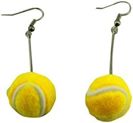 Naissant かわいい 揺れる ボール 型 ピアス テニス テニスボール 応援 観戦 グッズ