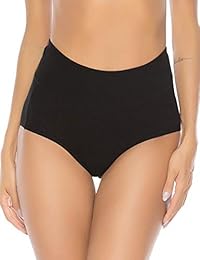 Bragas de cintura alta de algodón para dama, talla regular y grande