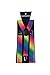 Rainbow Suspenders - Y shape Adjustable Suspenders - Nerdy Costume Halloween