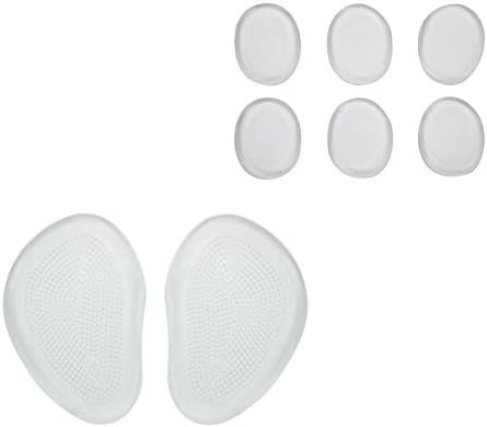 High Heels Ball Of Foot Inserts for Feet Reusable Silicone Transparent Gel Insole Cushion Pads Cups by Katsu Bird