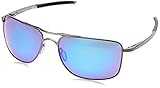 Oakley Men's OO4124 Gauge 8 Rectangular Metal Sunglasses