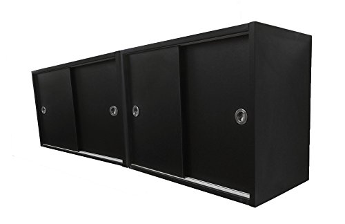 Beauty Salon DOUBLE Upper Cabinets Towel Cabinets Storage for Shampoo Bowl Station TLC-TC2TWO - Thumbnail 3