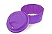 14 OZ 100% Organic Reusuable Travel Mug Purple TO GO coffee cup Biodegradable BPA Free FDA approved Leak proof silicone and heat resistant grip
