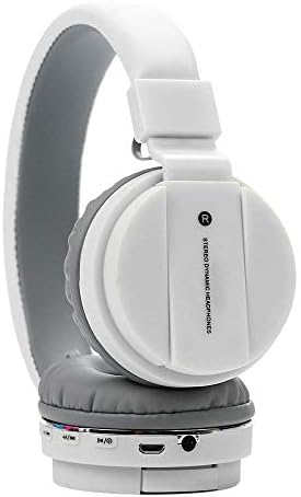 Daintree ROTTO Wireless Bluetooth Headphone with FM, SD Card Slot with Music and Calling Controls (White)
