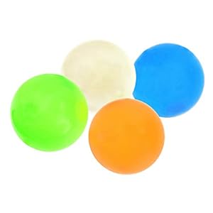 QIHUIPIN Sticky Balls for Ceiling Glow in The Dark Cheap, Sticky Wall Ball Fidget That Gets Stuck On The Roof Relief…
