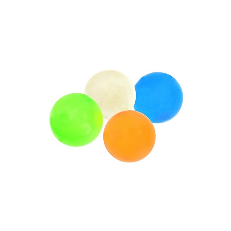 QIHUIPIN Sticky Balls for Ceiling Glow in The Dark Cheap, Sticky Wall Ball Fidget That Gets Stuck On The Roof Relief…