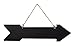 Juvale Hanging Chalkboard Directional Arrow Sign for Party and Decoration, 15.5 x 4 Inches